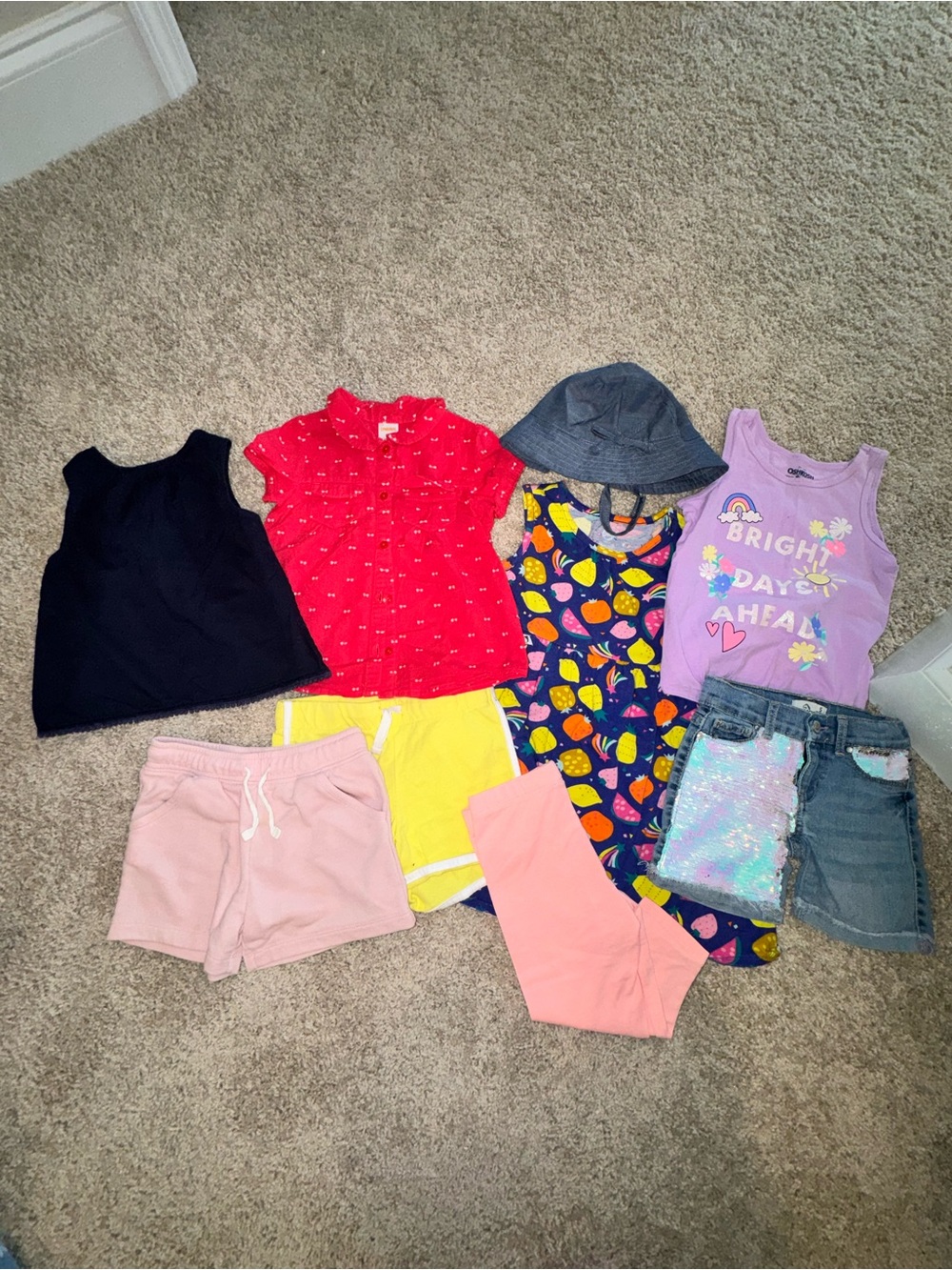 Girls Mixed Clothing Bundle - Bright Summer Pieces